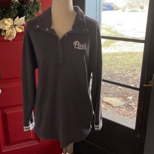 Victoria secret Pink sweatshirt. 1/4 snap pullover